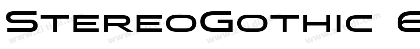 StereoGothic 650字体转换 StereoGothic 650字体转换